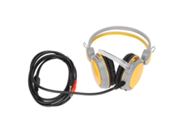Fone de Ouvido para Jogos com Fio, Microfone Removível e Cancelamento de Ruído, Som Confortável para Pc. EOOCOO