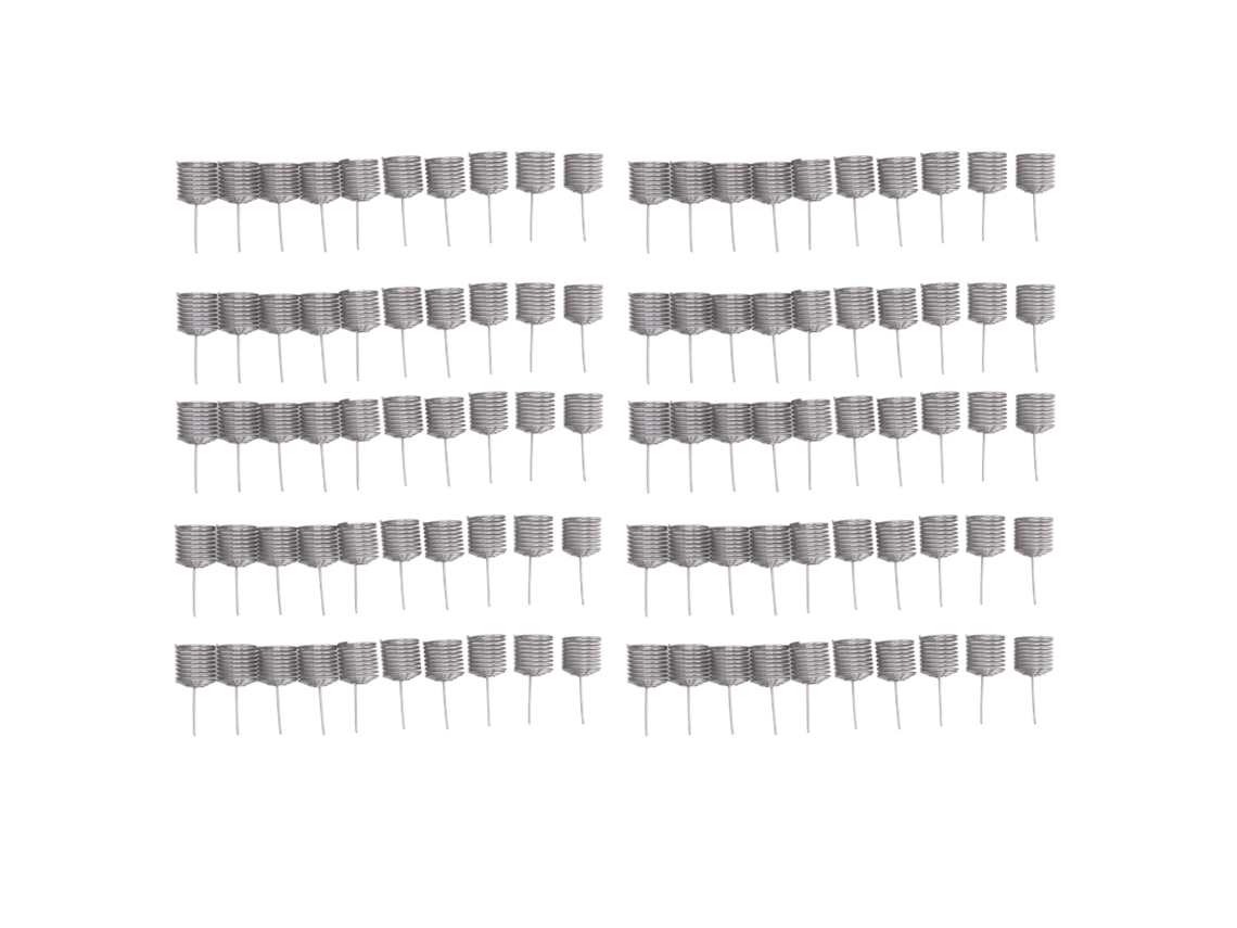 100pcs Cesto De Malha Fertilizante Aço Inoxidável Jardim Coluna