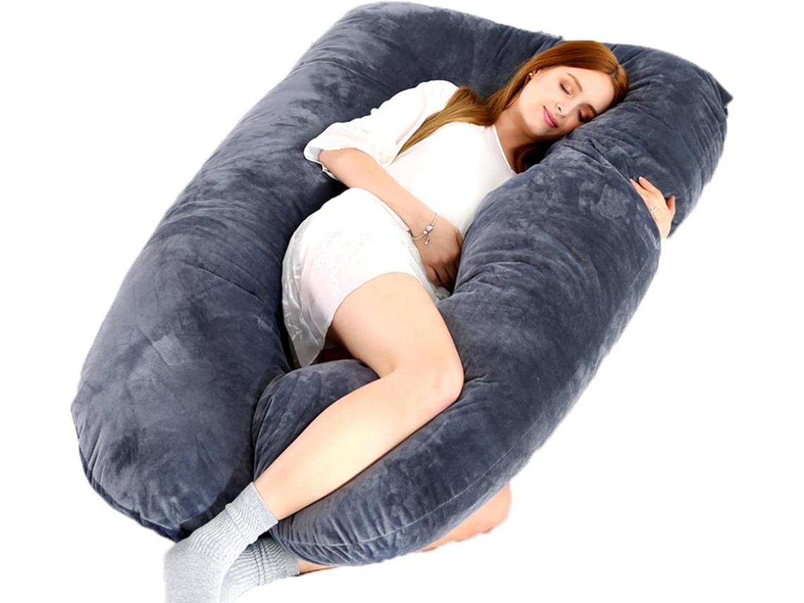 Travesseiro Genérico para Dormir de Lado Sono Confortável e Ortopédico Cabo Longo com Design CHABERLU