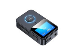 Receptor De Áudio Bluetooth 5.0 Com Suporte Para Cartão Tf, Reprodutor De Mp3, Transmissor Fm Sem Perdas, Controle Remoto E Fio.