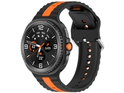 Pulseira Vertical De Silicone Bicolor Para Samsung Galaxy Watch 8 40mm / 44mm