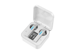 Microfone Tws Cancelamento Ruído Yizhood Bluetooth Branco