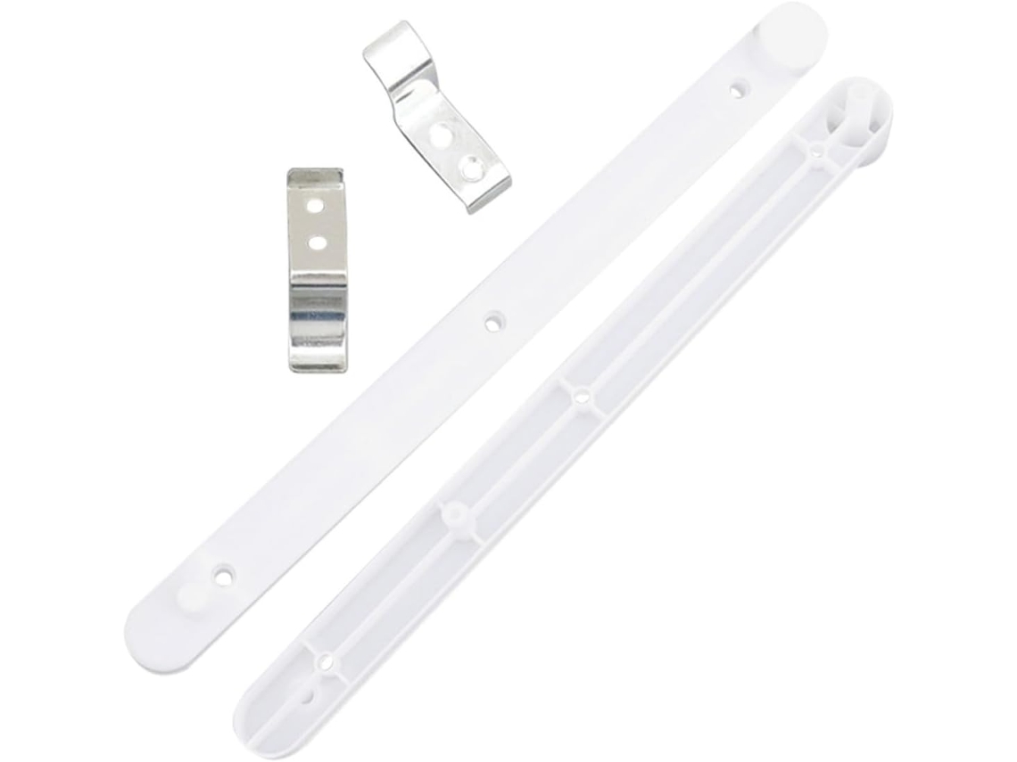 Trilho Oculto Para Porta De Armário, Em Plástico E Ferro Branco, Para Armários E Estantes