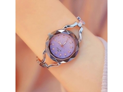 Relógio feminino Bs Bee Sister Fa1565 Aurora Star Hengrongshen com corrente de diamante