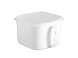 Caixa Organizadora Para Geladeira Doméstica Com Tampa, Cozinha Com Alça, Hermética Para Potes De Cereais
