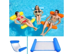 Rede Flutuante Multifuncional Para Água, 4 Em 1, Inflável, Para Piscina, Cadeira Relaxante, Multifuncional, Dobrável, Portátil E Ultraleve (azul Safir