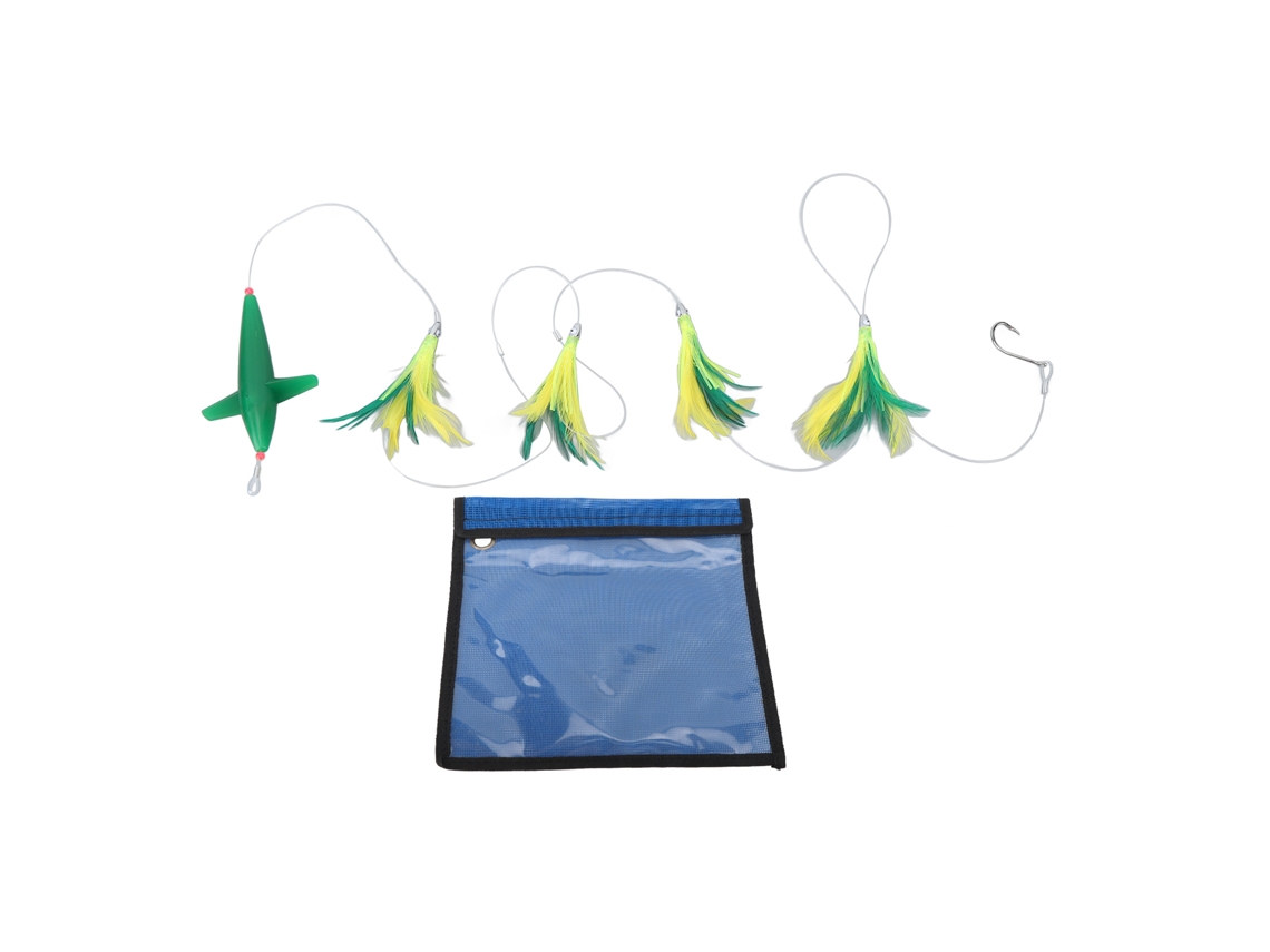 Iscas de Pesca Feather Camuflagem Durável Offshore Salgada