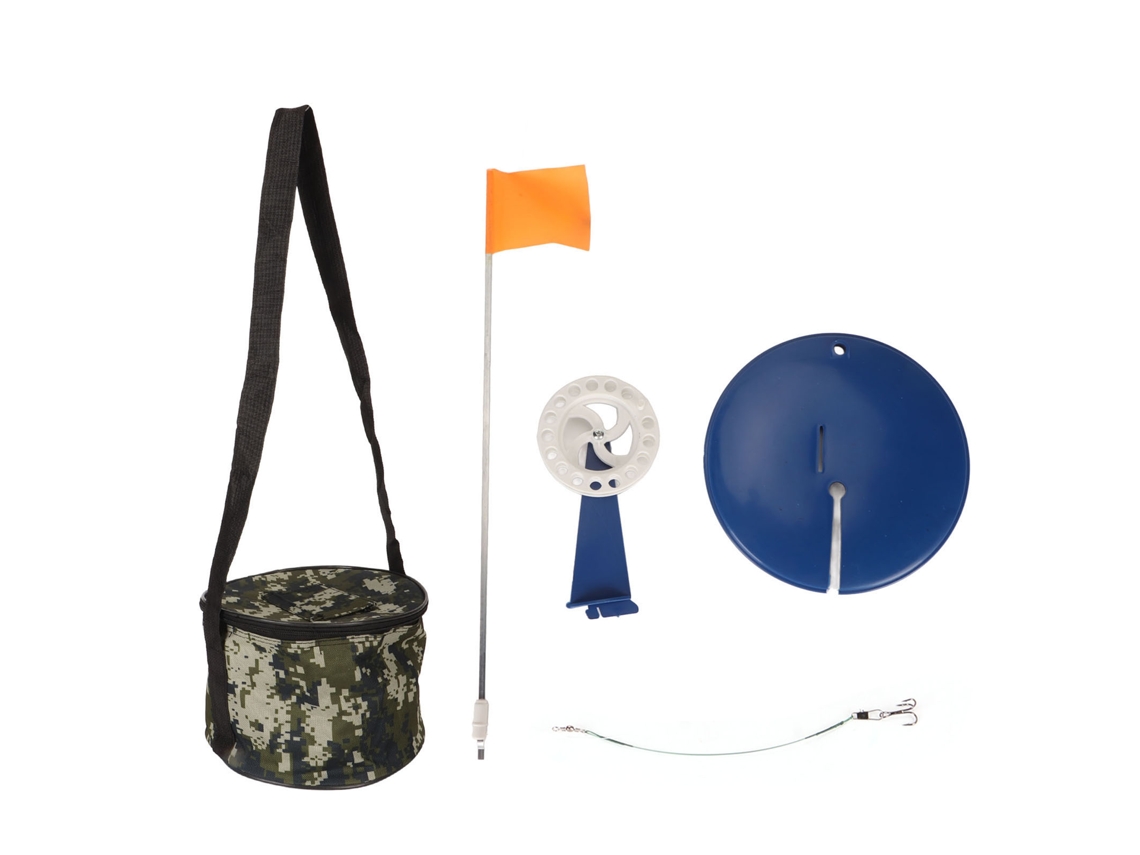 Sinal de Pesca no Gelo com Sacola 6pcs