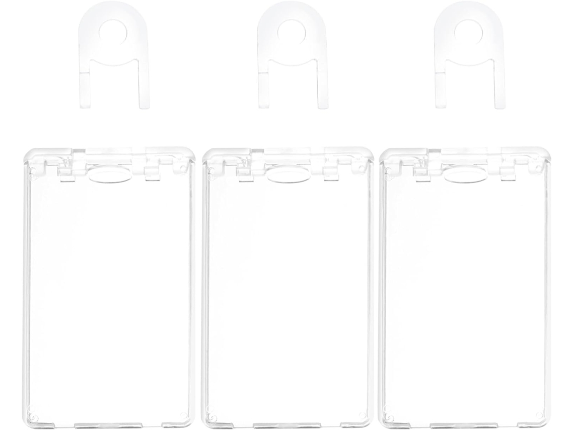 Lurelia Porta-crachá Transparente Vertical Para Escritório E Escola