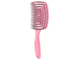 Yqs Massageador de Cabelo Curvo Pente de Cabelo Escova de Massagem Pente Oco Bobina de Mosquito Cabelo Ondulação Penteado C6223