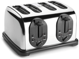 Torradeira 4 Ranhuras 1750W Aço Inoxidável Cinza LACOR
