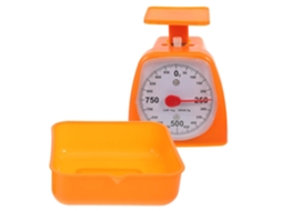 Balança De Cozinha Analógica Científica Ultechnovo Em Plástico, Precisa Até 1kg, Utensílio Pesagem De Porções