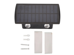 Luminária Solar Externa Ip67 À Prova D'água com 4 Leds para Cerca CHABERLU
