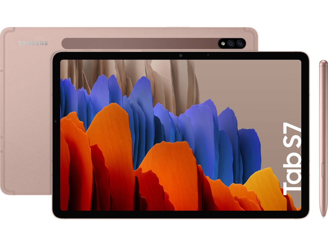 Tablet SAMSUNG Galaxy Tab S7 (11'' - 128 GB - 6 GB RAM - Wi-Fi - Bronze)