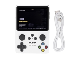 Console De Jogos Portátil R35s Com Tela Ips 3.5 Polegadas Linux Open Source 64gb Branco