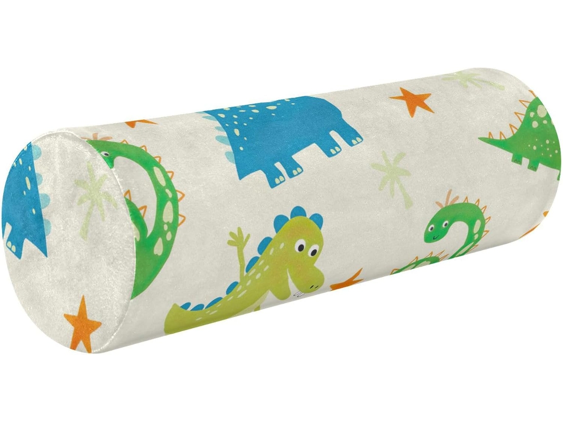 Almofada Decorativa para o Pescoço Capa Redonda Fácil de Limpar