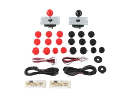 Kit DIY de Arcade para 2 Jogadores com Joystick USB e Botões LED S/MARCA