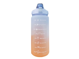 garrafa com Canudo Anti vazamento 2000ml Azul S/MARCA