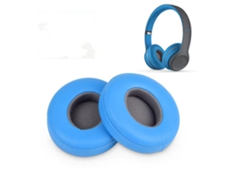 Almofada para Auscultadores Beats Solo3 Wireless de Espuma Macia Pele de Proteína Azul XIAOMOYU