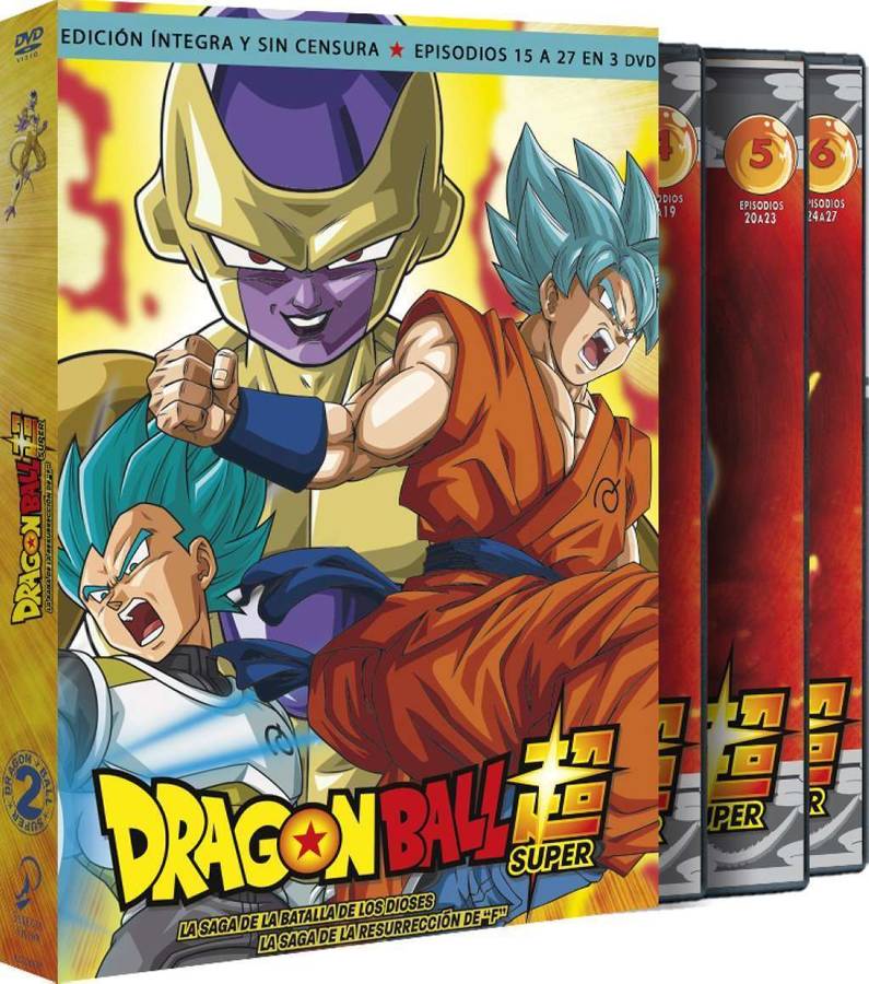 DVD Dragon Ball Super. Box 1. La Saga De La Batalla De Los Dioses Episodios  1 A 14 (Edição em Espanhol)