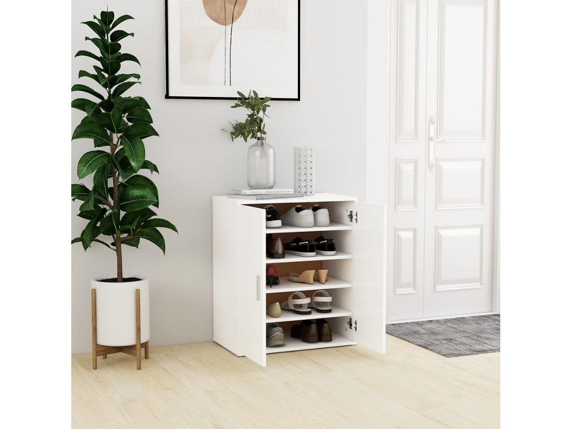 Sapateira 60x35x70 cm branca, derivados de madeira, DKD HOME DECOR