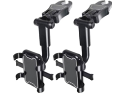 Suporte Para Celular Veicular Com Clipe, Pacote Com 2 Unidades, Suporte Giratório 360° E Retrátil, Compatível