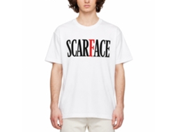 Rockinstone Scarface Movie Logobr White Adult T-shirt Size:xl