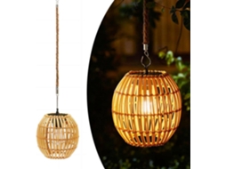 Lanterna solar de pendurar, impermeável, decoração de jardim e varanda AQUAFORGE