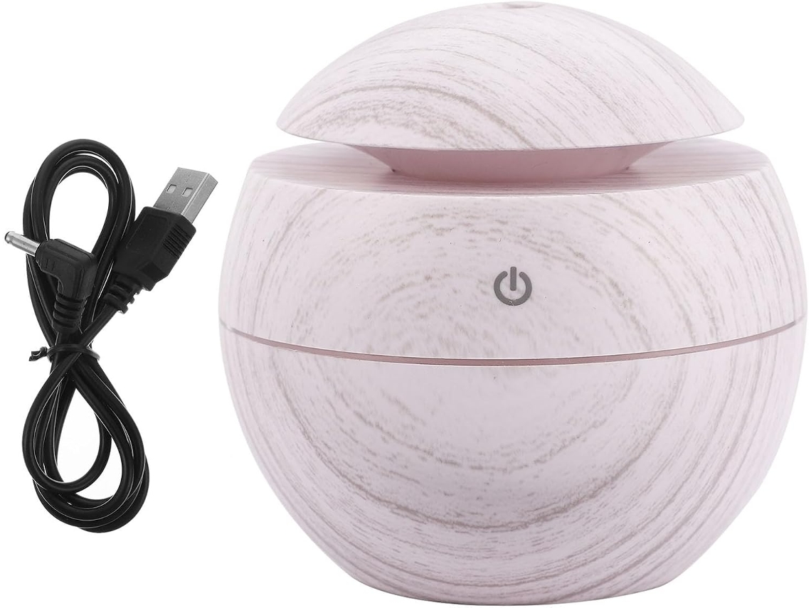 Umidificador De Aromas Osaladi Com Difusor Óleos Essenciais, Luz Noturna Led, Compacto