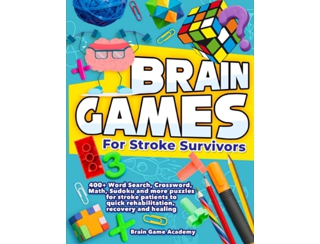 Livro Brain Games for Stroke Survivors de Brain Game Academy (Inglês)