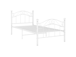 Estrutura de Cama 100x200 Cm Metal Branco MAISON EXCLUSIVE