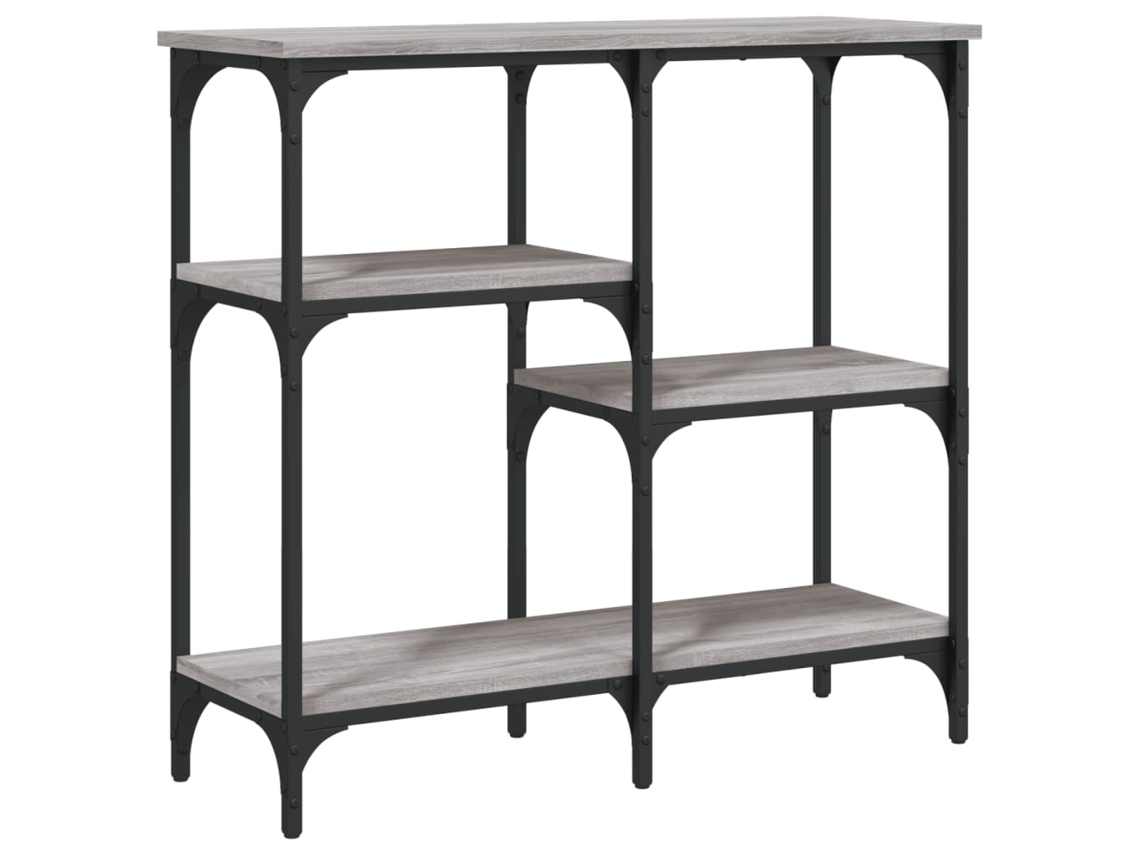 Console Table, Console Tables Vidaxl Cinzeto Madeira Processada (n/a)