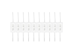 Conjunto de 10 Resistores de Cimento Potência 5w 1.8kr Precisão ±5%