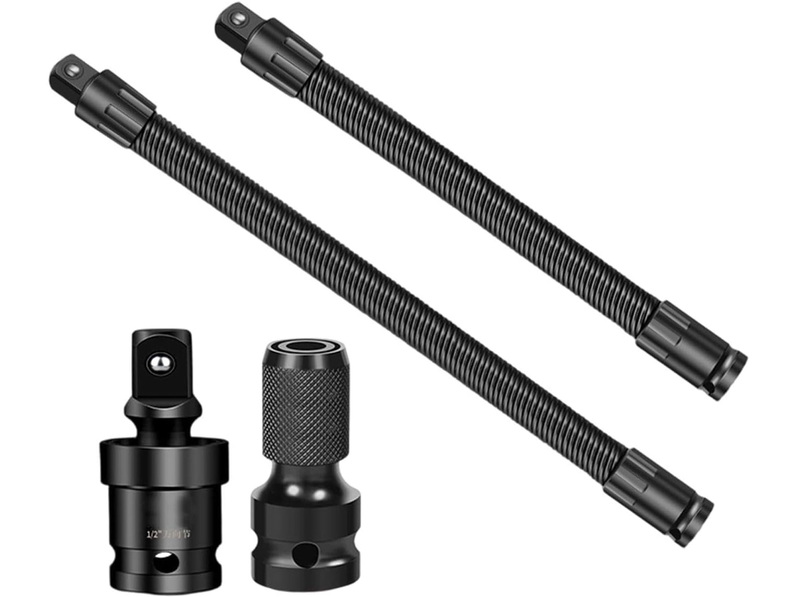 Extensor De Eixo Flexível Metal Portátil 1/2 Polegada