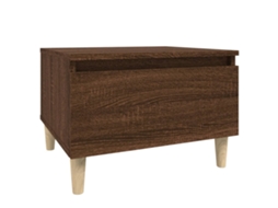 Side Table, Side Tables Vidaxl Marrom Madeira Processada (n/a)