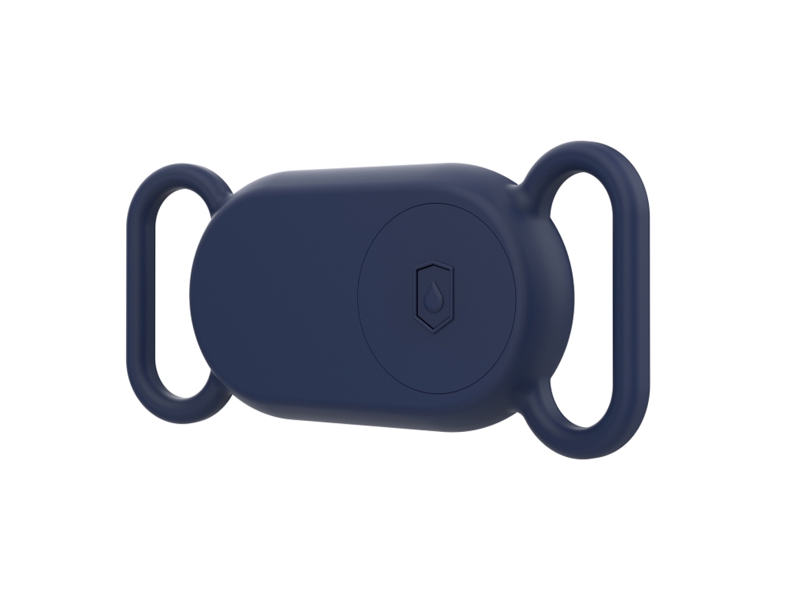 Capa Para Samsung Galaxy Smarttag 2 Pet Silicone Life Protetora À Prova Dágua Azul Profundo