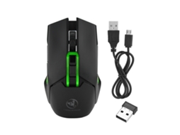 Mouse Gamer de Carregamento Sem Fio LAXISCREED (2.4g Sem Fio, Silencioso, Óptico)