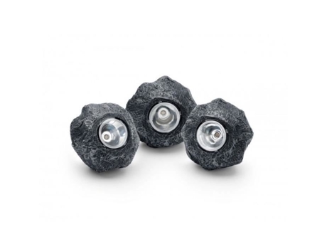 Conjunto De Luzes De Pedra Led Pontec Pondostar 3