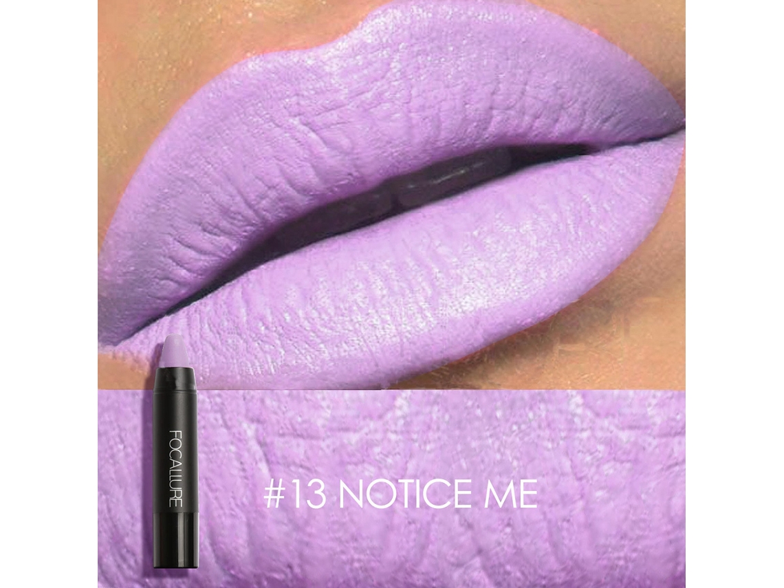Lápiz Labial Mate Impermeable Focallure De Larga Duración Hidratante Suave Brillo Labial Maquillaje 13