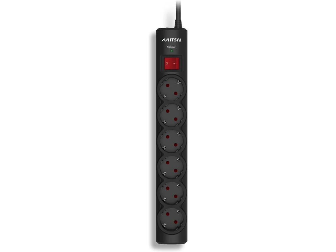 SUPRESSOR DE PICOS MITSAI 6AC 1,5M C/INT
