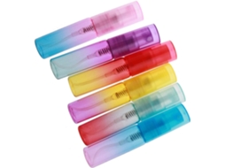 Frascos de vidro com spray degradê, 4ml, pacote com 12 frascos vazios.