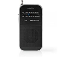 Rádio a Pilhas NEDIS 1.5W FM RDFM1110SI (Outlet Caixa Aberta)