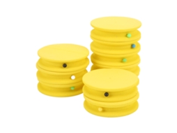 Bobinas de Espuma para Pesca Amarelo 10pcs