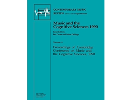 Livro Music and the Cognitive Sciences 1990 de Ian Cross (Inglês)