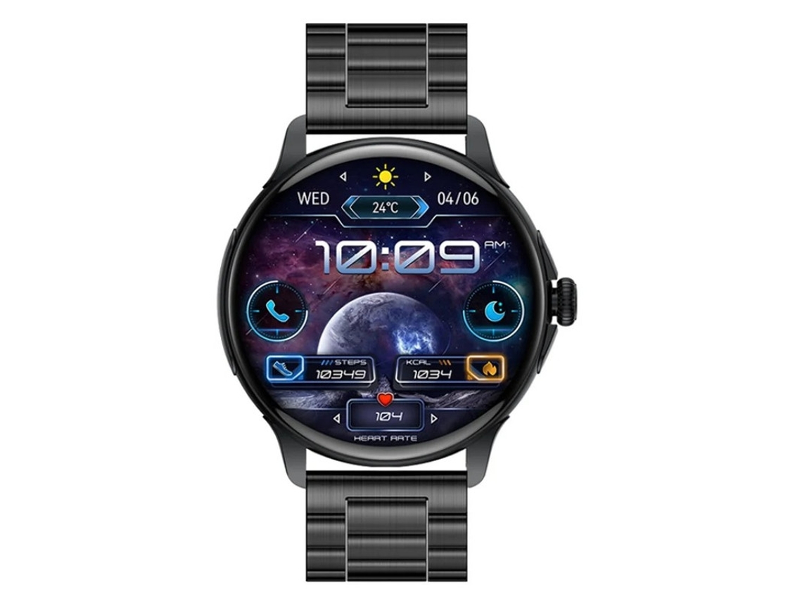 Smartwatch com chamadas Bluetooth, controle de voz, contadores de relógio personalizados, atualizações meteorológicas e reprodução de música Bestvite