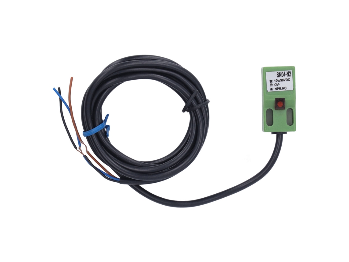 Sensor de proximidade indutivo NPN IP65 10-36V DC 200mA S/MARK