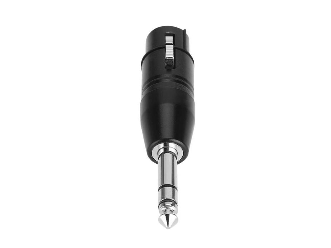 Adaptador de Conector Macho Fêmea 2 Xlr Liga de Zinco 6 35 Mm HURRISE