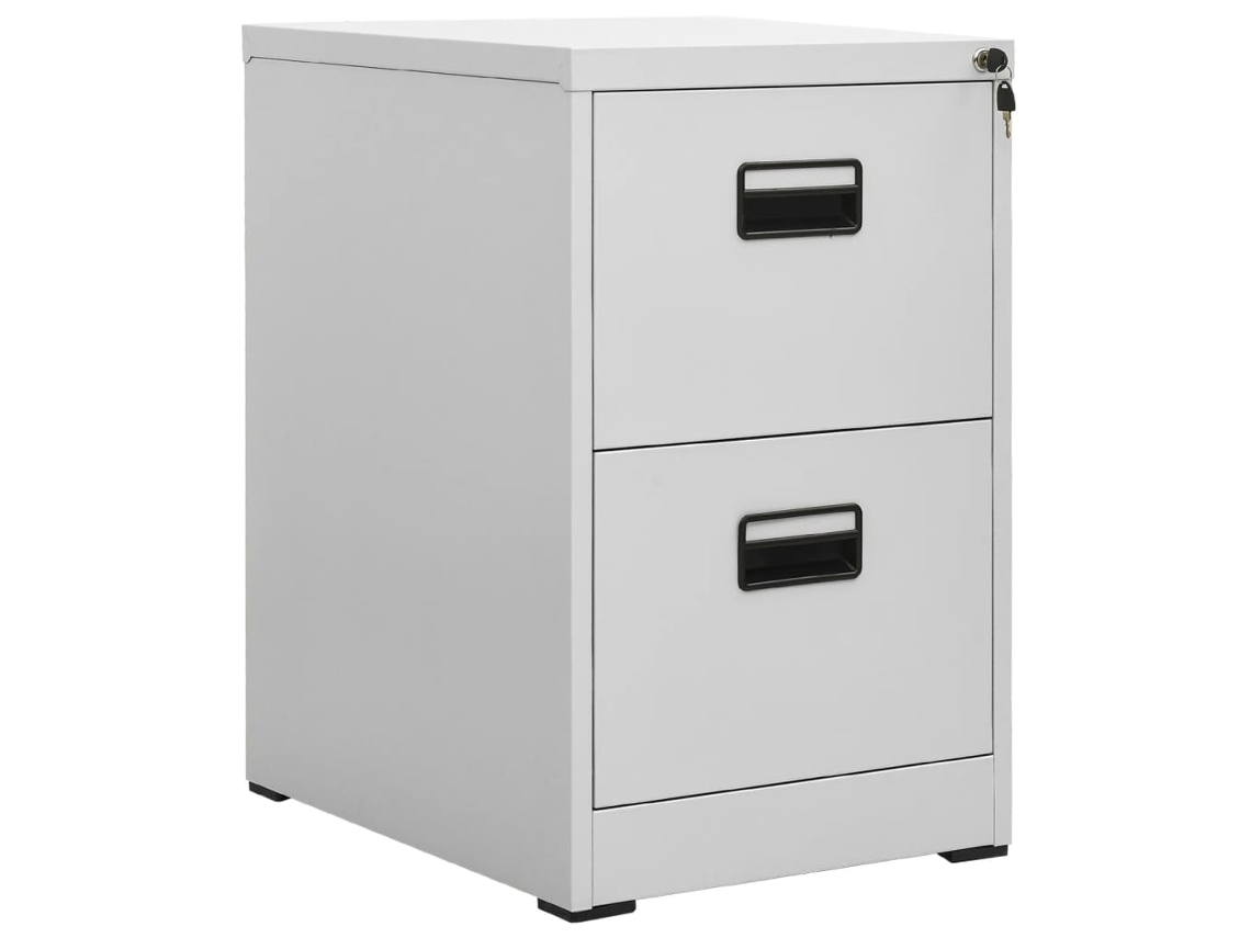 Vidaxl Arquivador 46x62x72,5 Cm Aço Cinzento-claro