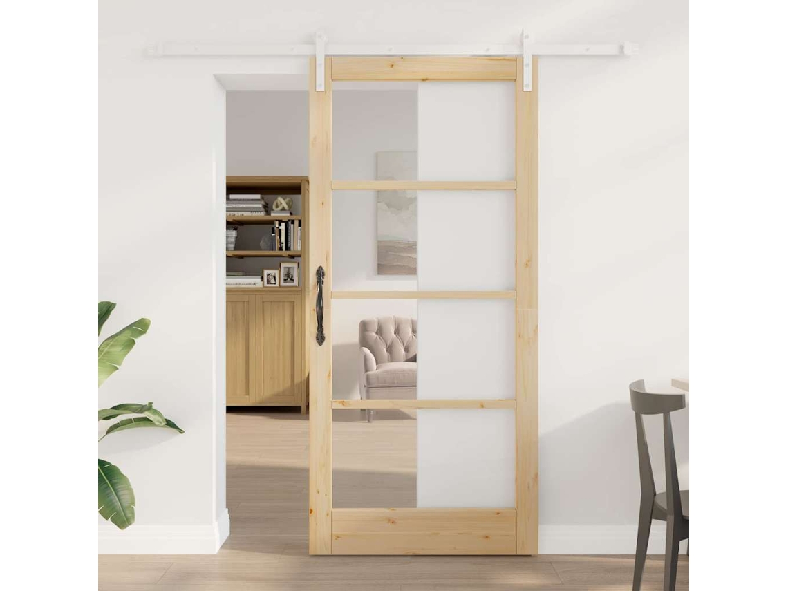 Vidaxl Porta Deslizante Orkdal Natural 93 X 202 Cm