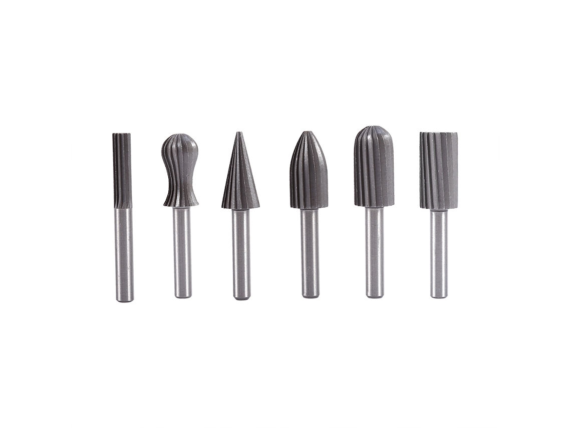 6pcs/set Brocas Rotativas Hss 6mm 1/4" Para Mezcladoras Eléctricas, Herramientas De Rotación Y Alijadores